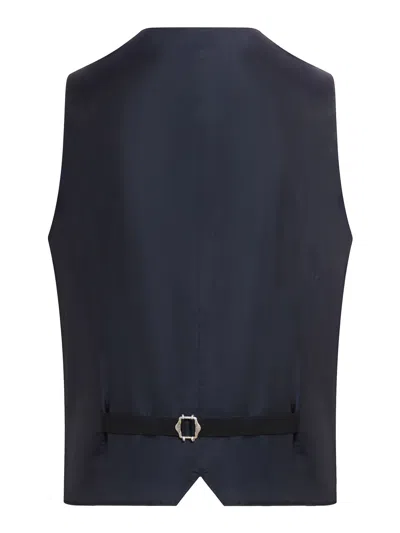 Tagliatore Smoking Nero Rever Lancia Con Gilet In Azul