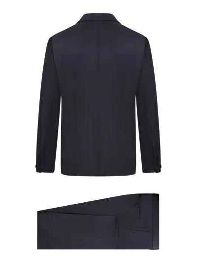 Tagliatore Smoking Nero Rever Lancia Con Gilet In Azul