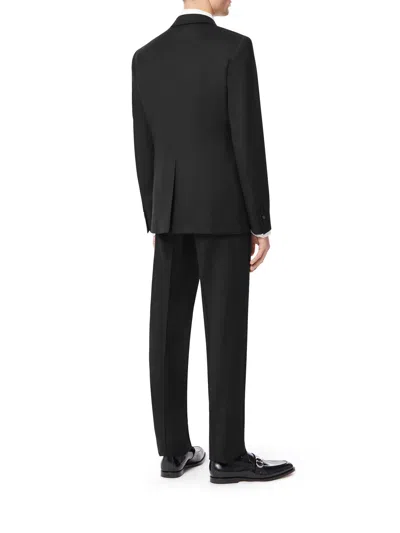 Tagliatore Smoking Whit Vest In Negro