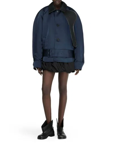 Jw Anderson Rounded Jacket In Azul