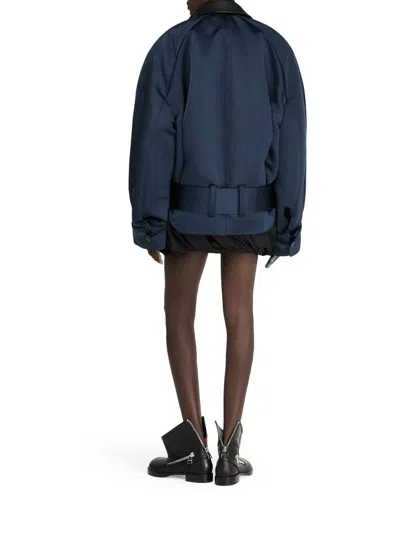 Jw Anderson Rounded Jacket In Azul