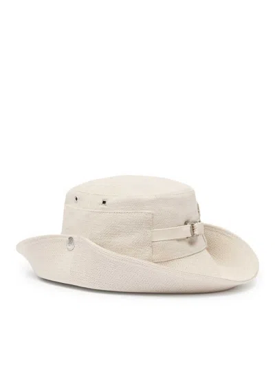 Jacquemus Le Bob De-nimes In Blanco