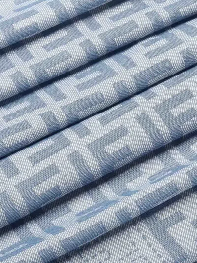 Fendi Women's Ff Wool Scarf In Azul