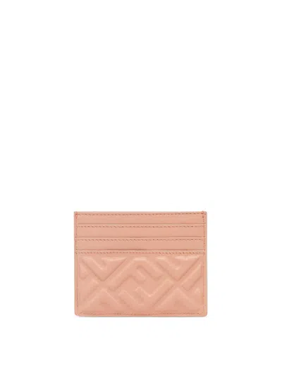 Fendi Women's Ff Diamonds Card Case In Color Carne Y Neutral