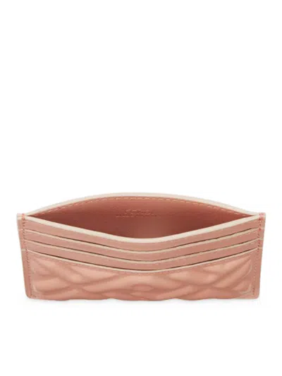Fendi Women's Ff Diamonds Card Case In Color Carne Y Neutral