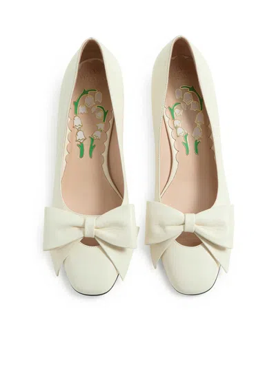 Valentino Zapatos De Salón - Blanco In Blanco