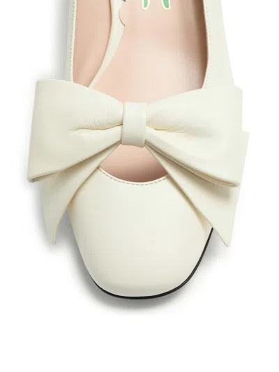 Valentino Zapatos De Salón - Blanco In Blanco