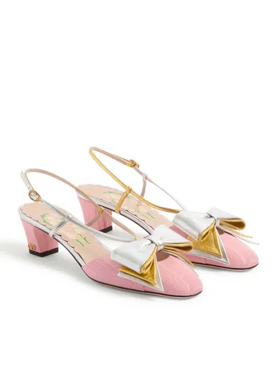 Valentino Slingback Pumps In Color Carne Y Neutral