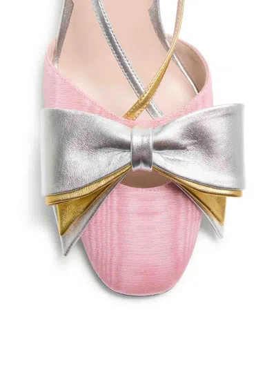 Valentino Slingback Pumps In Color Carne Y Neutral