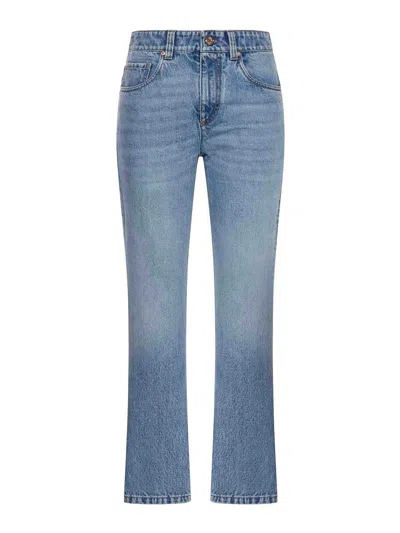 Brunello Cucinelli Denim Pants In Lavado Medio
