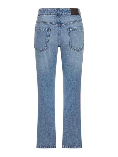 Brunello Cucinelli Denim Pants In Lavado Medio