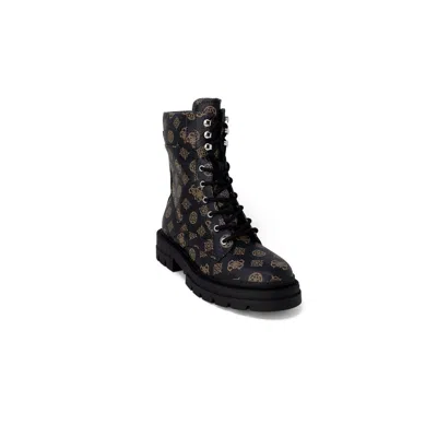 Guess Brown Artificial Leather Women's Boot In Brown