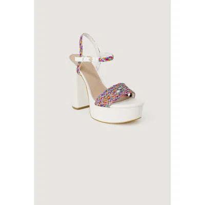 Guess White Polyester Women's Sandal In White