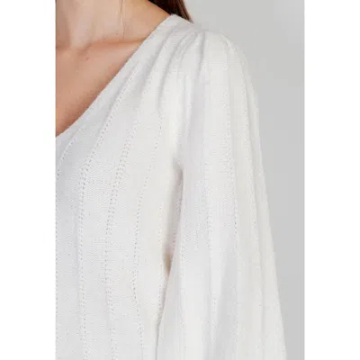 Guess White Polyester Sweater In White