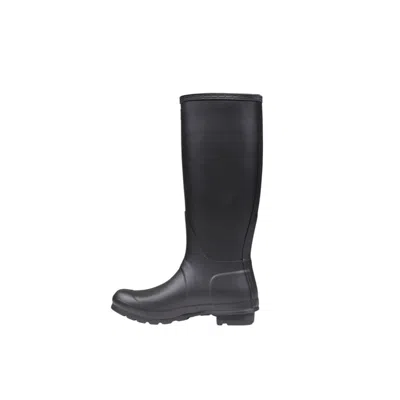 Hunter Black Recycled Polyester Women's Boot In Black