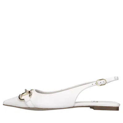 Jeffrey Campbell Flat Shoes White In Bianco Neutri