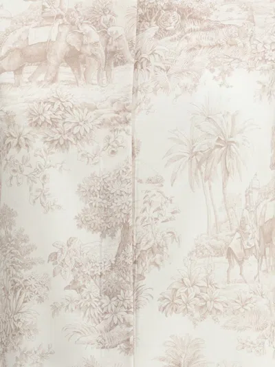 Ella Toile De Jouy Printed Shirt In White