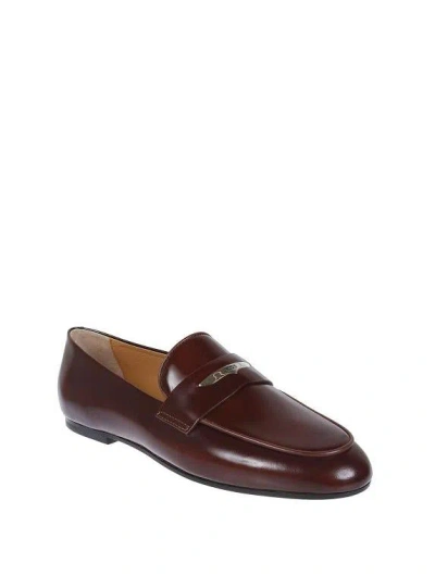 Tod's Flat Shoes In Brown