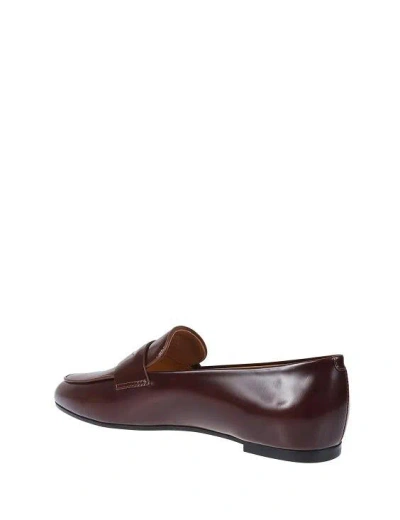 Tod's Flat Shoes In Brown