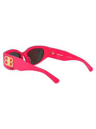 Balenciaga Bb0321s Sunglasses In Fuchsia-fuchsia-pink