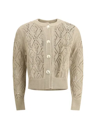 Ella Koreakina Cardigan In Beige