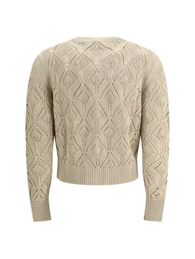 Ella Koreakina Cardigan In Beige