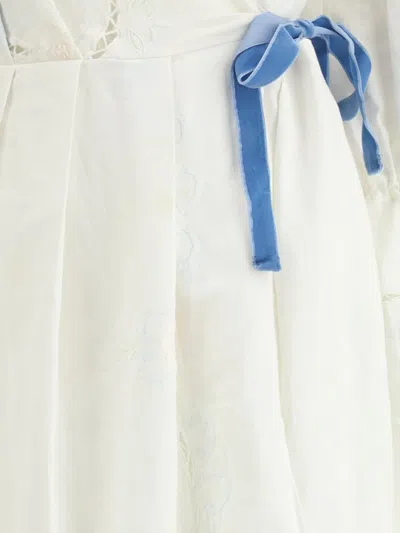 Ella Impero Long Dress In White