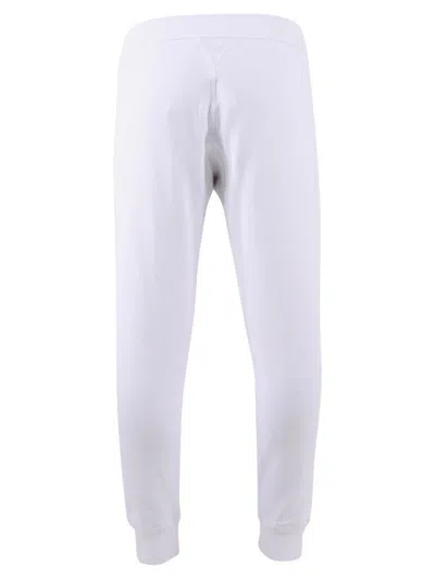 Dsquared2 Icon Logo Print Jogging Pants In White