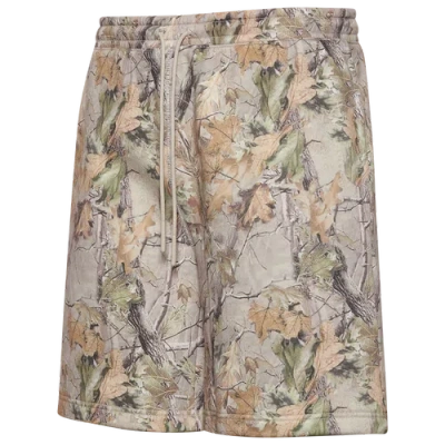 Lckr Mens  Bradley Fleece Shorts In Multi/real Tree