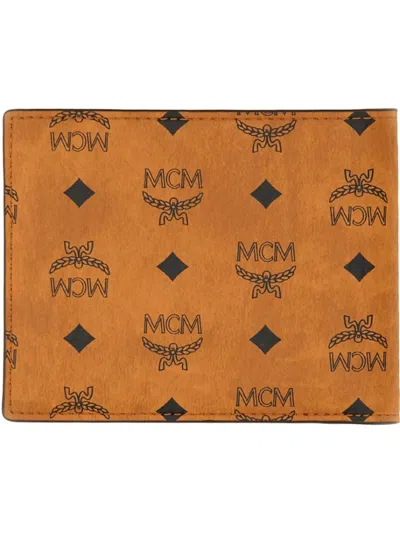 Mcm Aren Portfolio In Orange