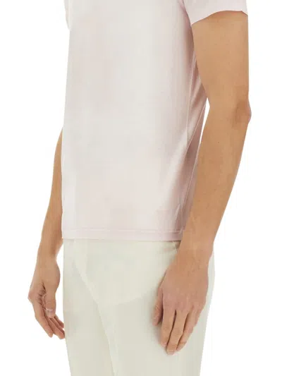 Tom Ford Placed Rib Slim-fit Lyocell And Cotton-blend T-shirt In White