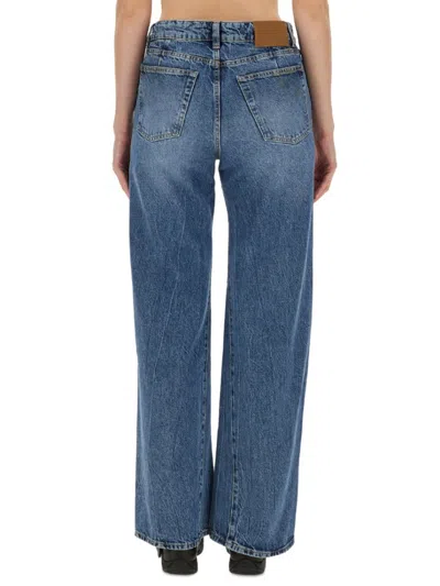 Our Legacy Women S Treble Cut Jeans Deadline Wash In Blue