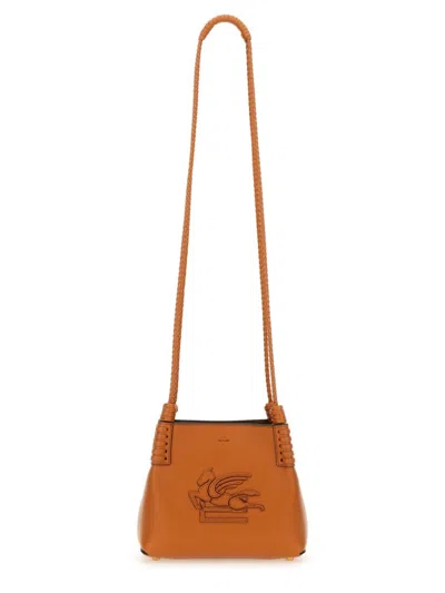 Etro Libra Arnica Mini Shopping Bag In Orange