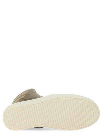 Rick Owens Sneakers High-top Contrast Sole In Grey