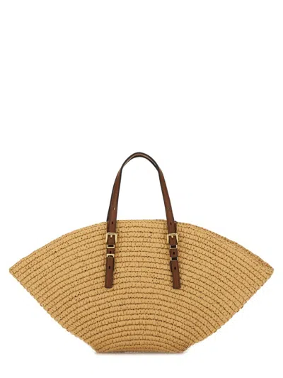 Michael Michael Kors Isa Sm Fan Tote In Brown