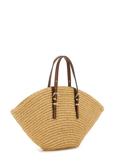 Michael Michael Kors Isa Sm Fan Tote In Brown
