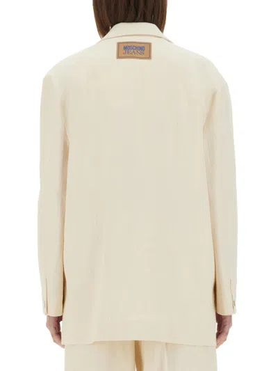 Moschino "urban" Jacket In Neutrals