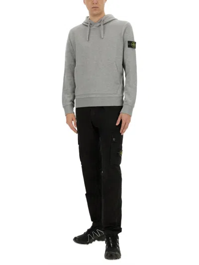 Stone Island Sweaters In Gray