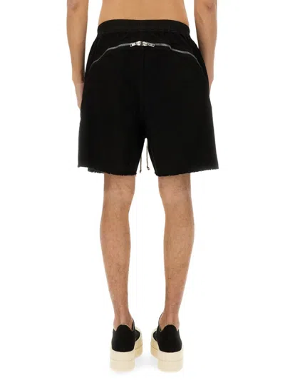 Rick Owens Drkshdw Drkshdw By Rick Owens Zippered Boxer Shorts In Black