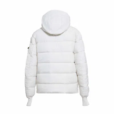 Alpha Industries Short White Puffer Jacket In White