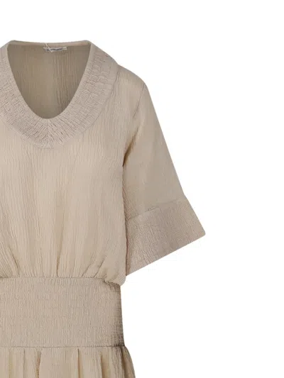By Malene Birger Anais Dress In Neutrals