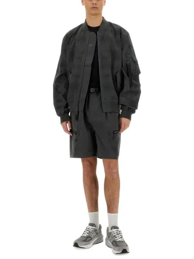 Alpha Industries "l-2b Laser Cut" Jacket In Black