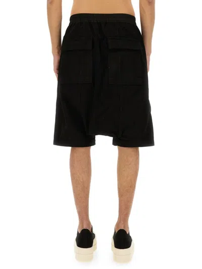 Rick Owens Drkshdw Drkshdw By Rick Owens Man Shorts & Bermuda Shorts Black Size M Cotton, Elastane In Black