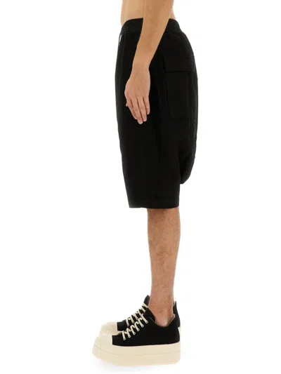 Shop Rick Owens Drkshdw Drkshdw By Rick Owens Relaxed Fit Drawstring Shorts In Black