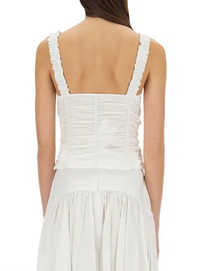 Staud Nic Top In White In White