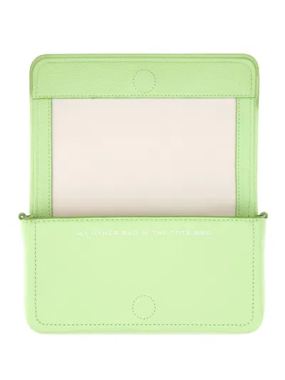 Marc Jacobs The Mini Leather Crossbody Bag In Green