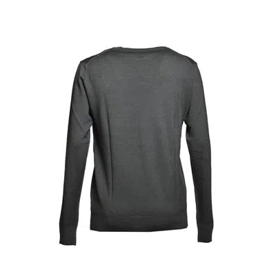 Aspesi Dark Gray Wool Crewneck Sweater In Grey
