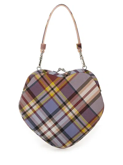 Vivienne Westwood "belle" Heart Frame Bag In Multi