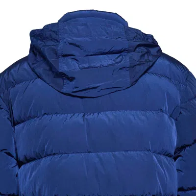 C.p. Company Royal Blue Chrome-r Puffer Jacket In Nylon In Blue