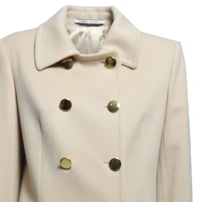 Tagliatore Sand Wool And Cashmere Hennie Coat In Grey